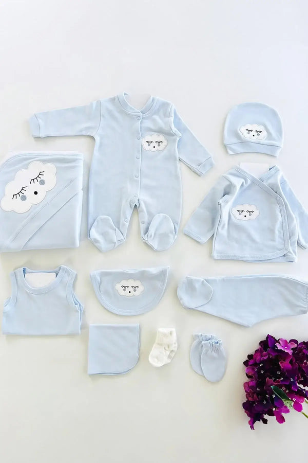 baby-cloud-newborn-first-outfit-set-10-pcs-THA Dressing at Sophia's StyleNewborn Homecoming Set-1