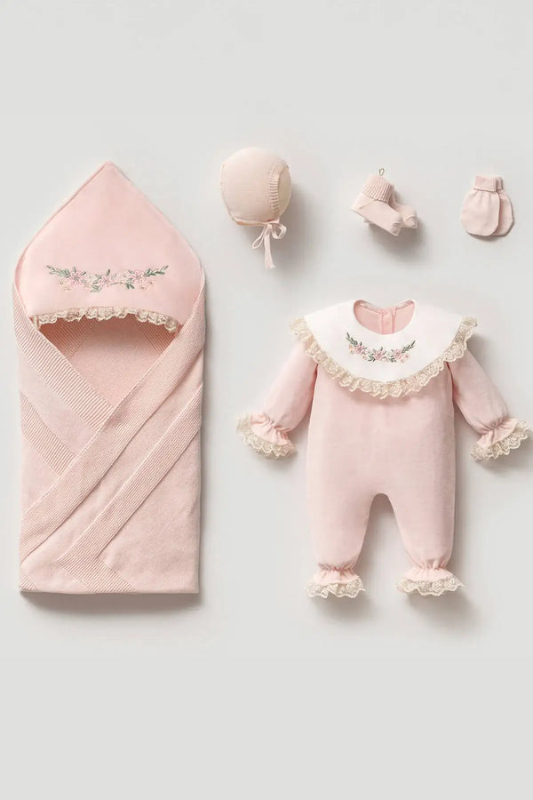 giulia-newborn-knitwear-coming-home-outfit-set-5-pcs-THA Dressing at Sophia's StyleNewborn Homecoming Set-1