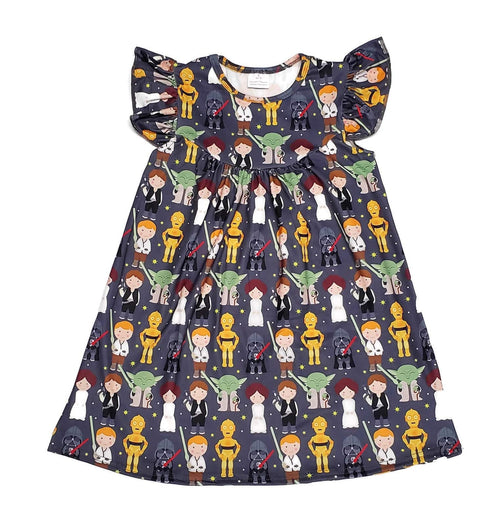 space-wars-inspired-milk-silk-flutter-dress Great Lakes kids - Sophia's Style-2