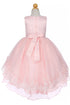 Girls High-Low Party Dress with Lace Appliqué – Easter, Flower Girl & Special Occasion Dress 3-12