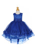 Girls High-Low Party Dress with Lace Appliqué – Easter, Flower Girl & Special Occasion Dress 3-12