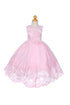 Girls High-Low Lace Party Dress – Perfect for Easter, Weddings & Special Occasions 3-12