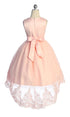 Girls High-Low Lace Party Dress – Perfect for Easter, Weddings & Special Occasions 3-12