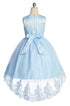 Girls High-Low Lace Party Dress – Perfect for Easter, Weddings & Special Occasions 3-12