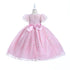 Girls Glitter Tulle Easter & Party Dress – Pink, Sky Blue, Blush & Lilac 3-12