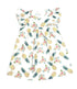 pineapple-floral-milk-silk-flutter-dress Great Lakes kids - Sophia's Style-2