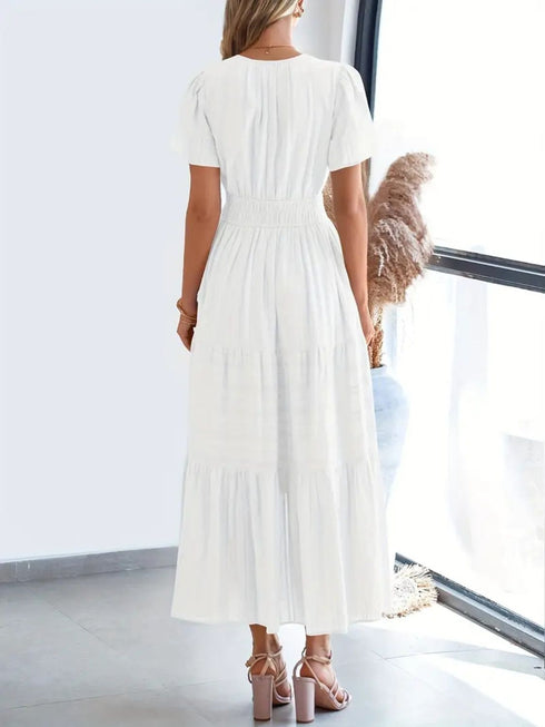 notched-short-sleeve-midi-dress-with-pockets OhSoStyled - Sophia's Style-14