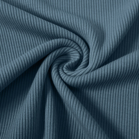 cadet-blue-ribbed-long-sleeve-pjs Big Dreams Little Jammie Session Sophia's Style-5