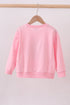 Pink clover glitter mom&me top