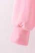 Pink clover glitter mom&me top