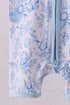 Blue bunny egg bamboo romper