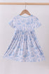Blue bunny egg bamboo dress