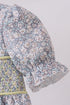 Floral bunny smocked bubble