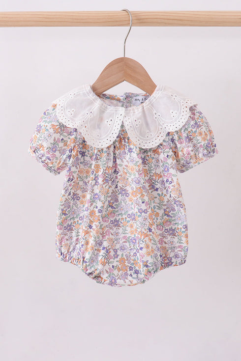 Red Floral Lace Bubble