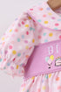 Purple birthday embroidery bloomer set
