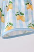 Blue lemon swim trunks
