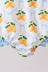 Blue bow lemon rashguard