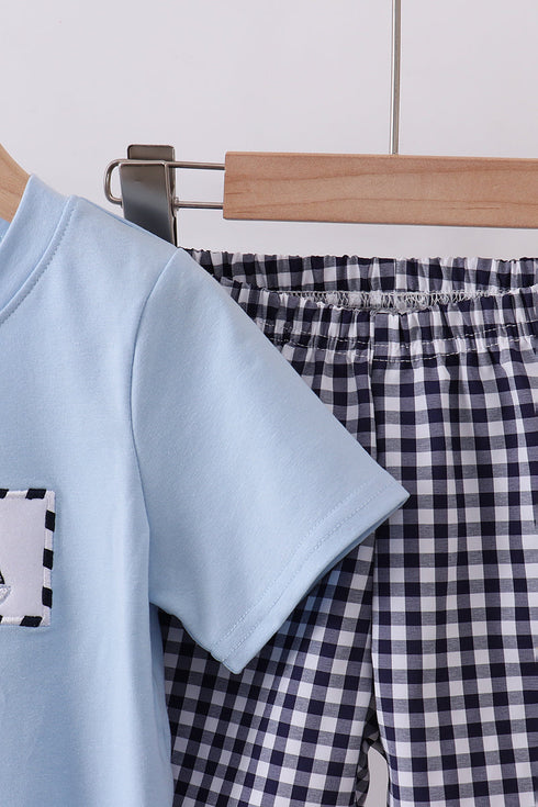 blue-sailboat-embroidery-gingham-shorts-set-sophias-style-3