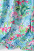 Green tropical garden dress