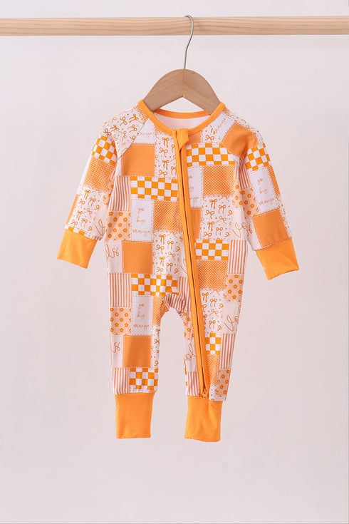 tennessee-floral-checkered-long-sleeve-bamboo-romper-abby-evie-sophias-stylebaby-1