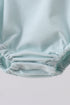 Blue stripe bunny applique bubble