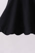 Black scalloped active mom&me dress