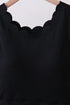 Black scalloped active mom&me dress