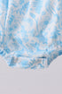 Blue bunny smocked peter pan collar bubble