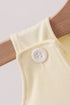 Yellow cross sheep embroidery bubble