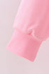 Pink hand-sewn bow mom&me sweatshirt