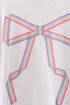 Cream hand-sewn bow mom&me sweatshirt