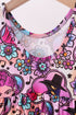 Purple character bamboo jumpsuit