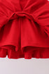 White bow sequin skort set
