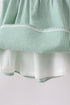 Green Watermelon Stripe Smocked Embroidered Seersucker Set