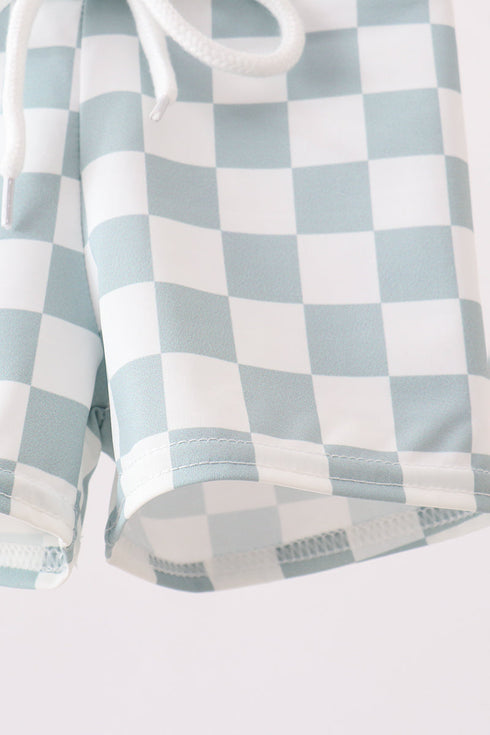 Sage Checker UPF Swim Trunks