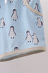 Penguin print shorts set