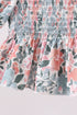 Pink Floral Smocked UPF Swim Set