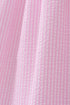 Pink stripe seersucker strawberry smocked dress