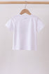 White Animal Embroidered Top
