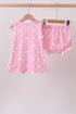 Pink Bow Bloomer Set
