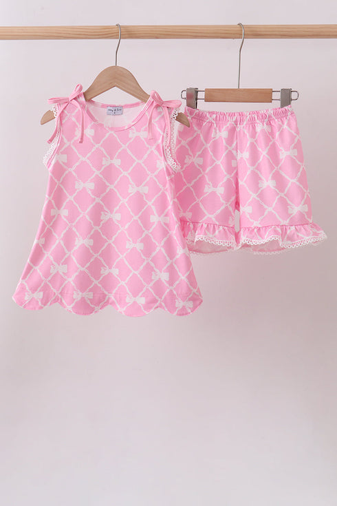 Pink Bow Set