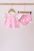 Pink Bow UPF Swim Set