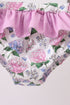 Purple Hydrangea UPF Swim Set