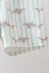 Green Stripe Shark UPF Rashguard Set