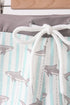 Green Stripe Shark UPF Swim Trunks