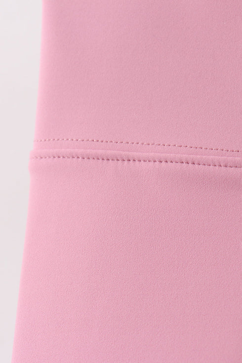 Lilac Scalloped Yoga Active Leggings