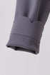 Gray Scalloped Yoga Active Leggings