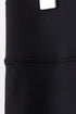 Black Scalloped Mom Yoga Active Leggings