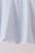 Blue Scalloped Yoga Skorts Set