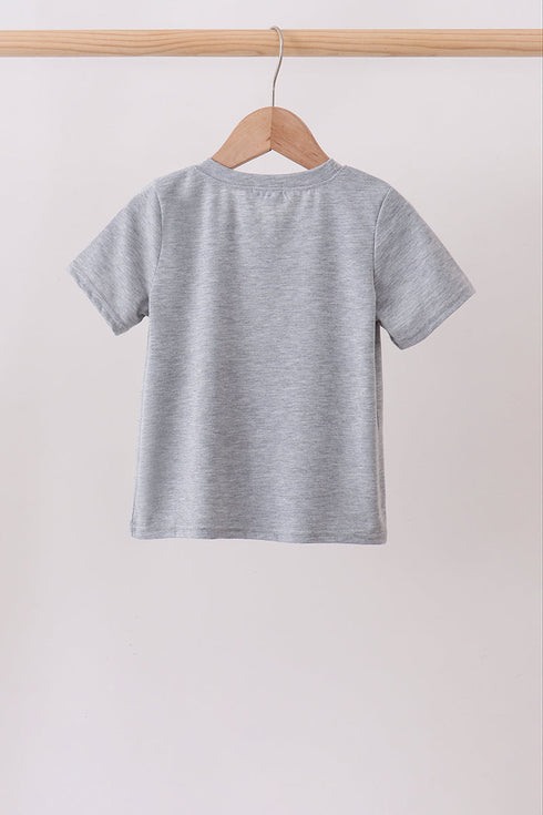 Gray Ship Applique Top